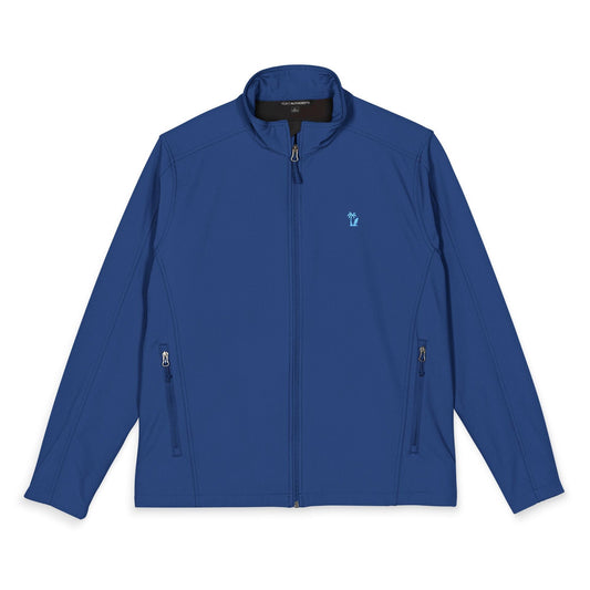 Men's Embroidered Soft Shell Jacket | Lightweight Windproof, Color Options