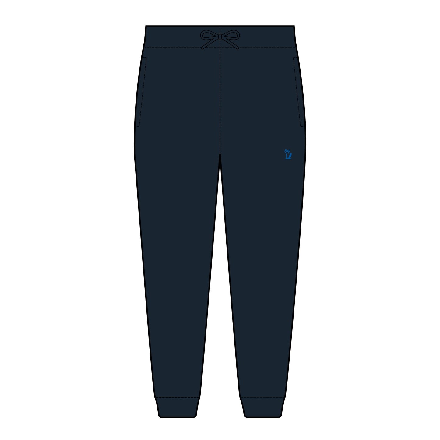 Men's Embroidered Jogger Fleece Sweatpants - Athletic Wear, Color Options