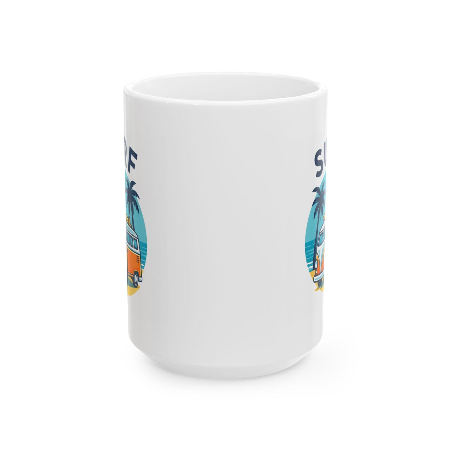 'Surf Buggy' Coffee Mug, Ceramic Coffee Cup, 11oz or 15oz Size Options