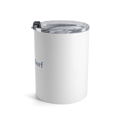 Insulated Tumbler 10oz Drink Cup - Double Wall Stainless Steel, Hot or Cold