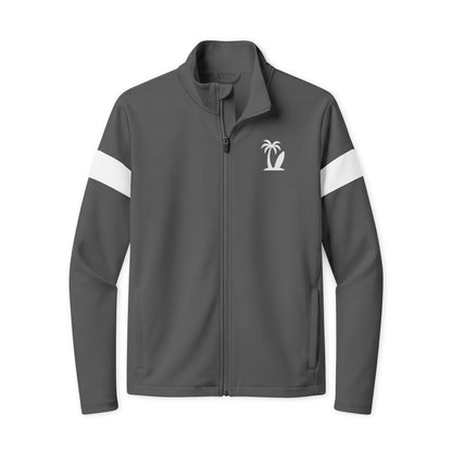 Men's Embroidered Travel Jacket | Eco-Recycled Durable Full-Zip, Color Options