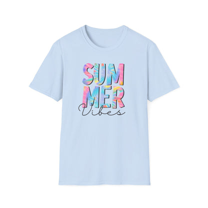Summer Vibes Soft Style T-Shirt | Men/Women Beach Tee Shirt, Color Options