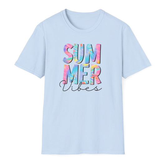 Summer Vibes Soft Style T-Shirt | Men/Women Beach Tee Shirt, Color Options