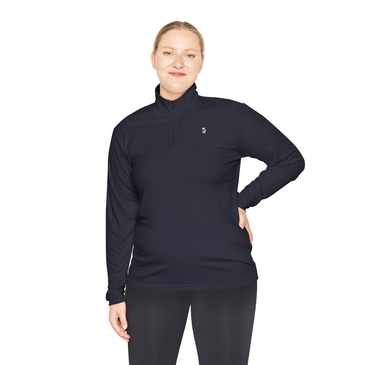 Women's Quarter-Zip Pullover - Quick Dry Minimalist Casual, Color Options