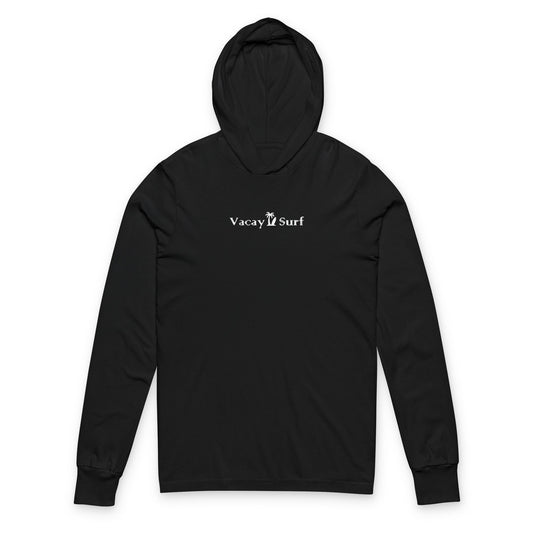 Hooded Long Sleeve Tee | Men/Women Lightweight Beach Hoodie, Color Options