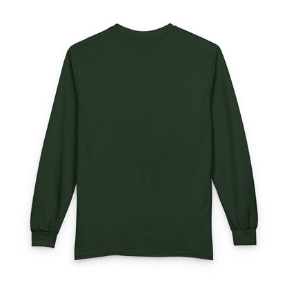Vacay Surf Minimal Long Sleeve Tee - Casual 100% Cotton, Color Options