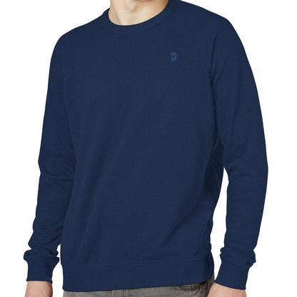 Men's Minimal VS Raglan Crewneck Sweatshirt, French Terry, Color Options