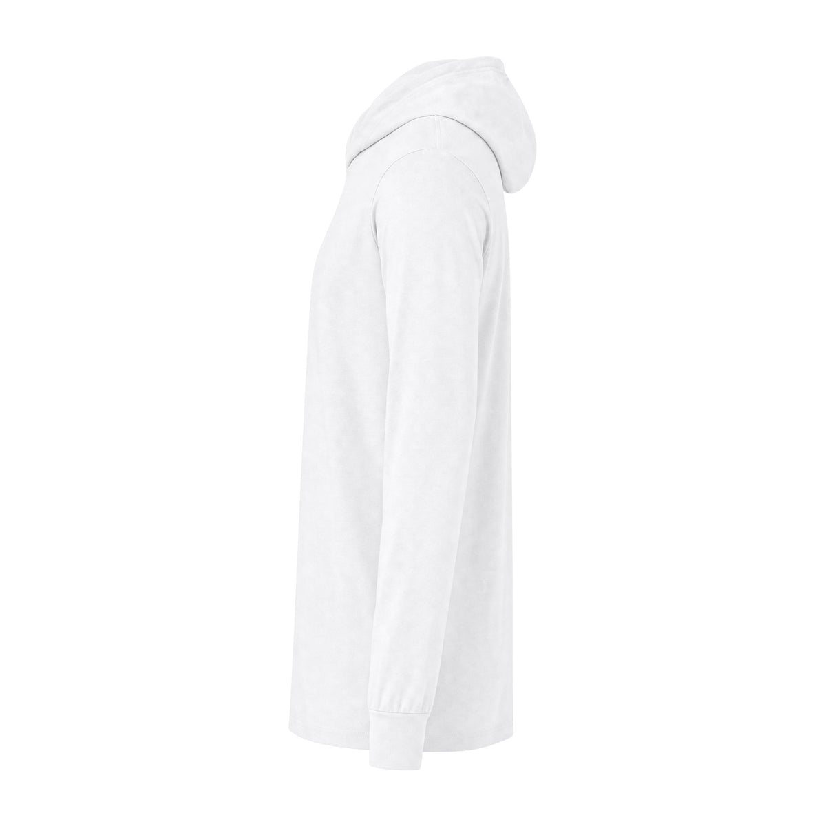 Hooded Long Sleeve Tee | Men/Women Lightweight VS Beach Hoodie, White