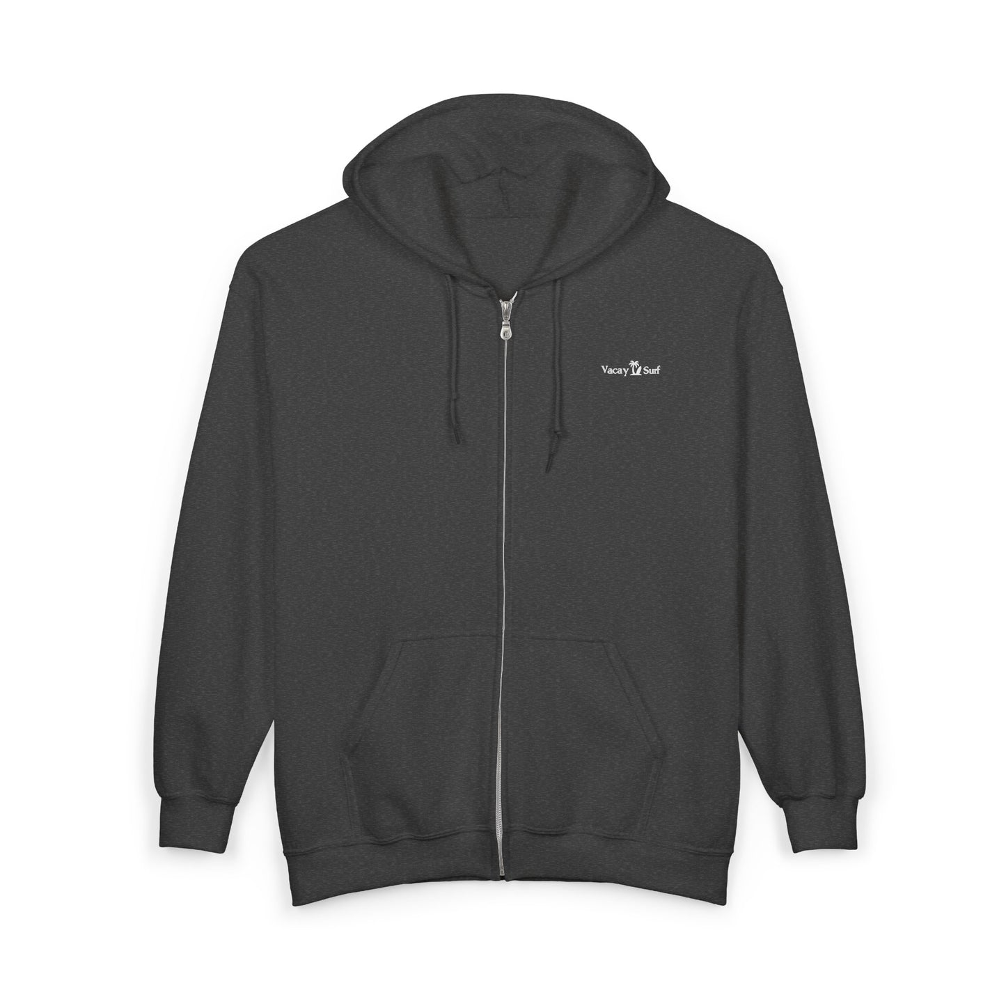 Vacay Surf Zip Hoodie - Soft Comfortable Full‑Zip Sweatshirt, Color Options