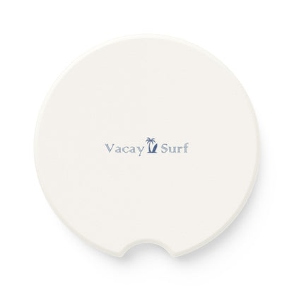 Soapstone Drink Coasters - Set of 2 | Car Cup Holders, Soaks Moisture