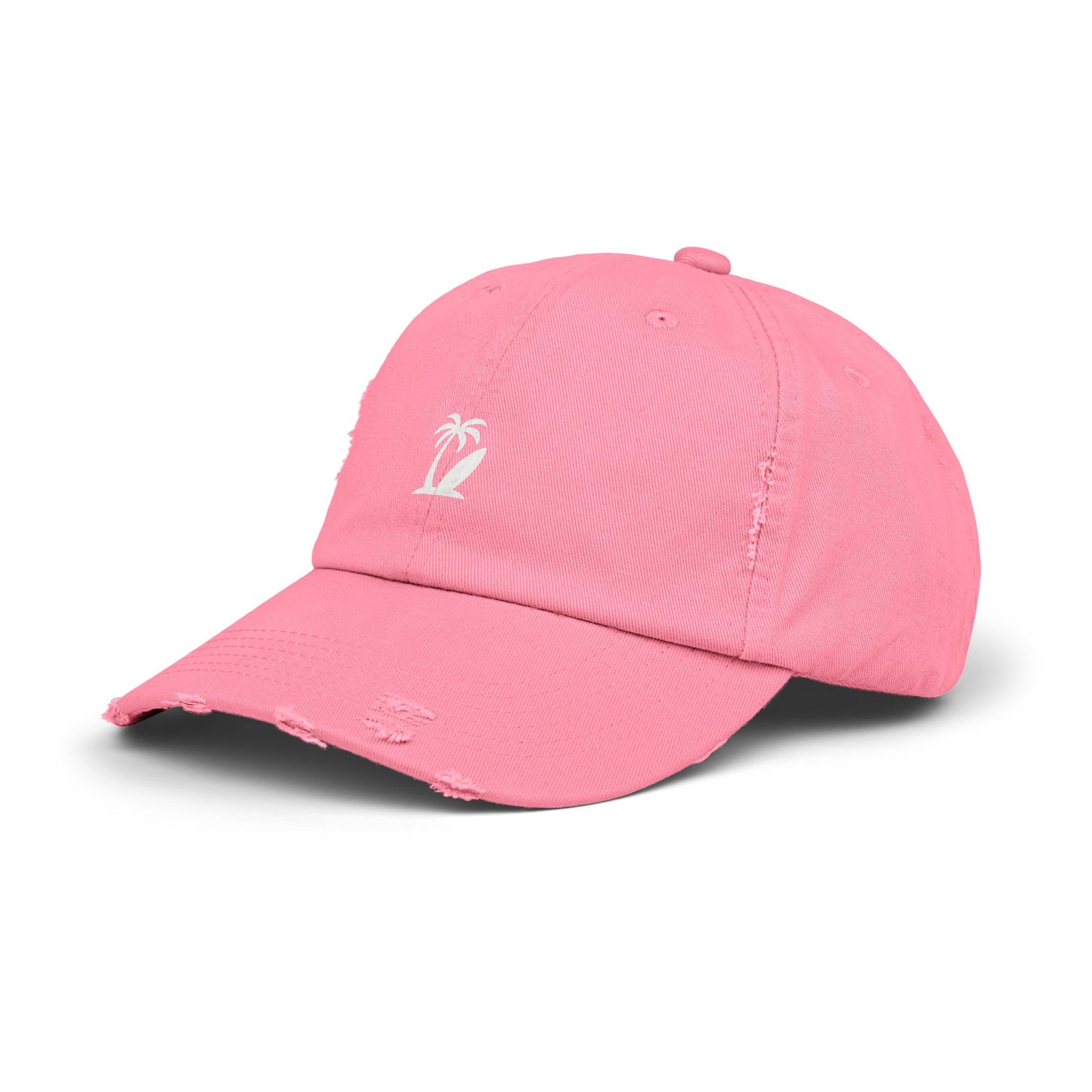 VS Distressed Hat - 100% Cotton Beach Cap, Color Options