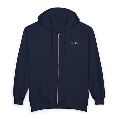Vacay Surf Zip Hoodie - Soft Comfortable Full‑Zip Sweatshirt, Color Options