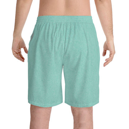 Men's Hybrid Board / Beach Shorts 11" - Quick Dry, Drawstring, Elastic, 2 Pocket