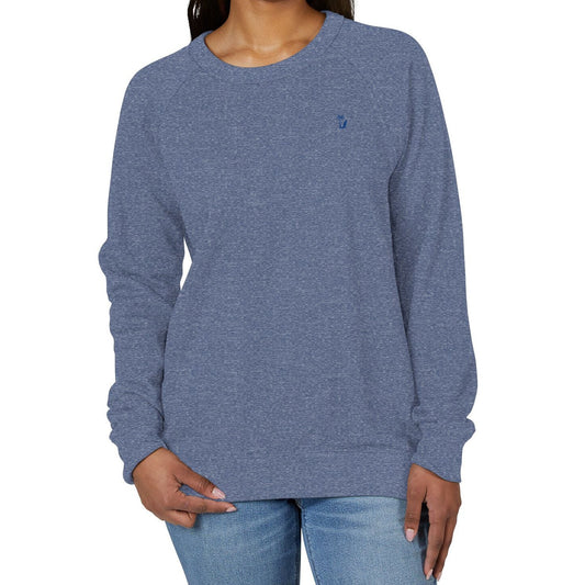 Women's Raglan Crewneck Sweatshirt | Soft Smooth French Terry, Color Options