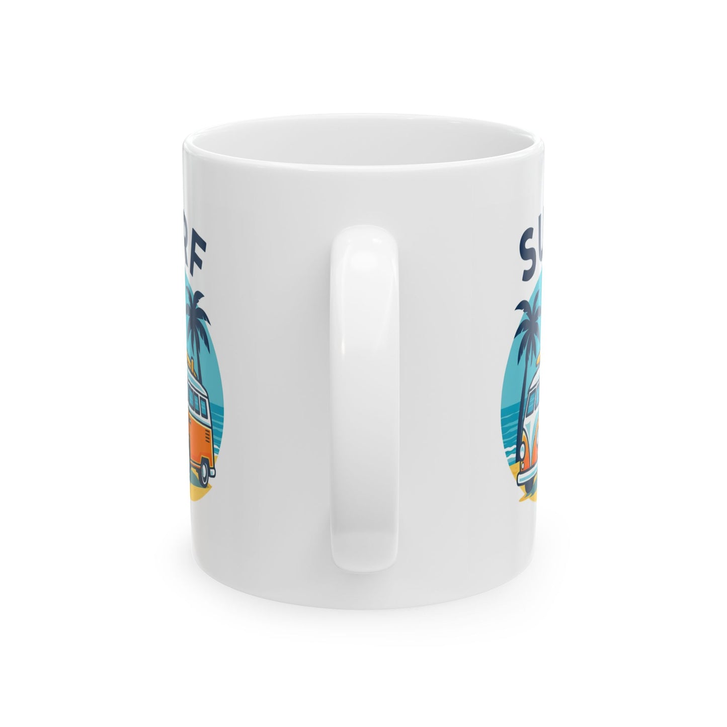 'Surf Buggy' Coffee Mug, Ceramic Coffee Cup, 11oz or 15oz Size Options