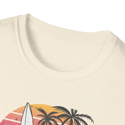 Summer Surf Club Soft T-Shirt, Sport Activewear Tee, Unisex, Color Options