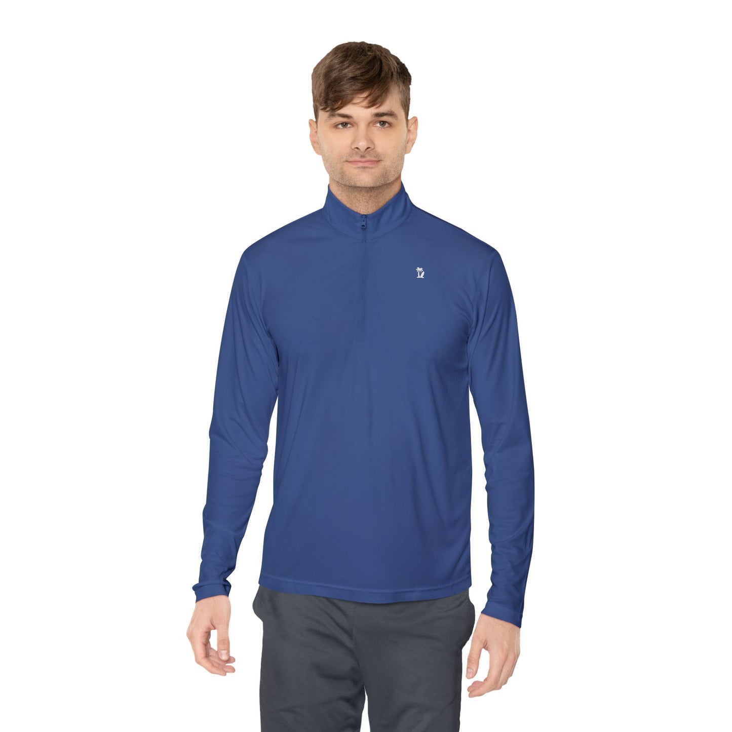 Men's Quarter-Zip Pullover - Quick Dry Minimalist Casual, Color Options