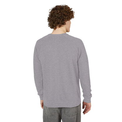 Men's Minimal VS Raglan Crewneck Sweatshirt, French Terry, Color Options