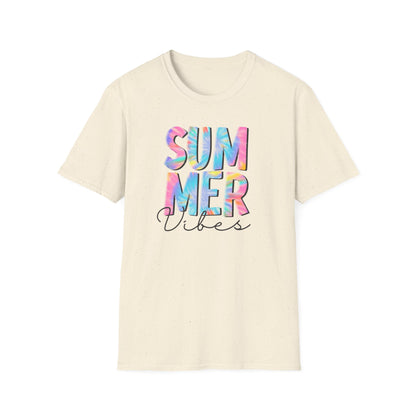 Summer Vibes Soft Style T-Shirt | Men/Women Beach Tee Shirt, Color Options