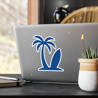 2 Pack Vacay Surf Vinyl Sticker - Kiss-Cut Decal, 3" x 4" to 8" x 10" Options