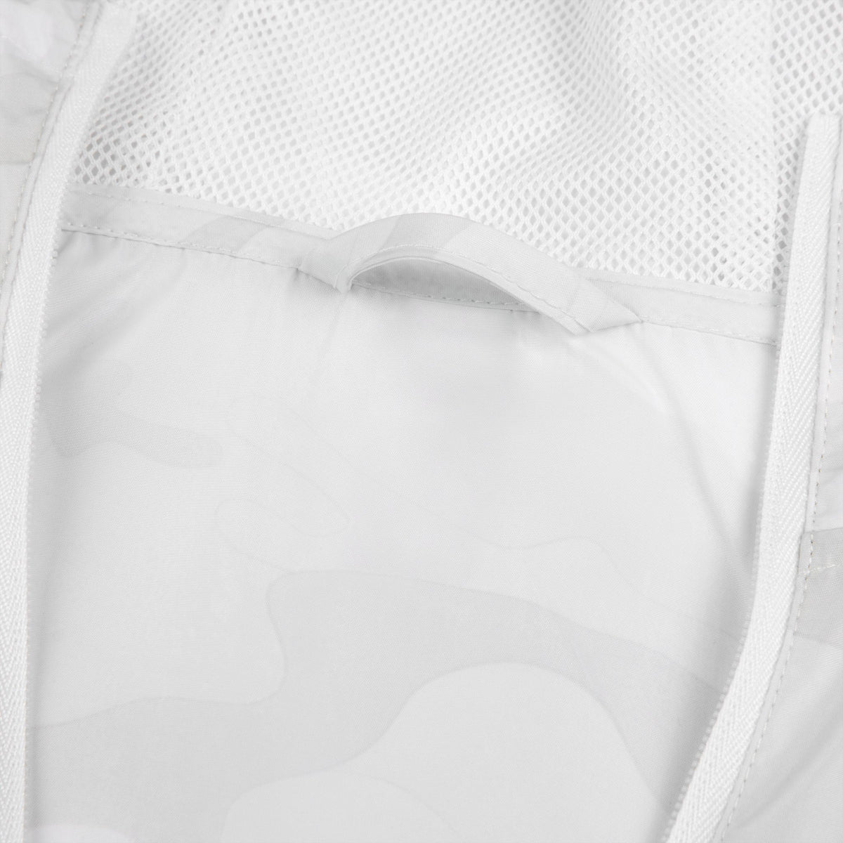 VS Windbreaker Jacket | Men/Women Hooded Zip-Up, White Camoflauge