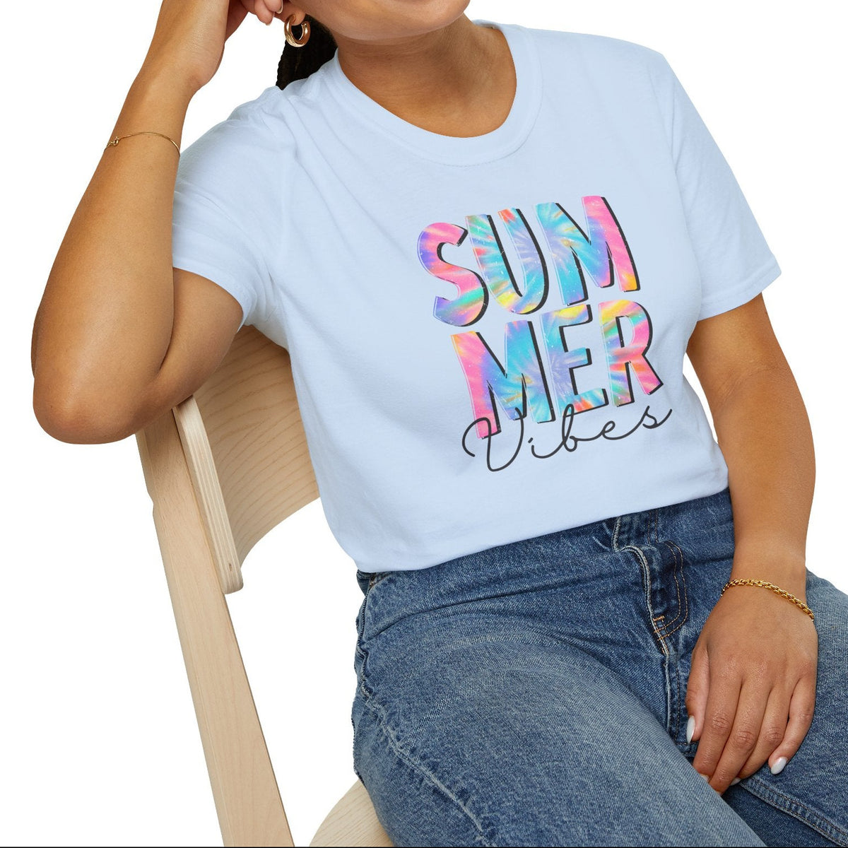 Summer Vibes Soft Style T-Shirt | Men/Women Beach Tee Shirt, Color Options