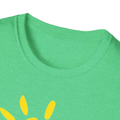Sun Design T-Shirt, Lightweight Tee, Casual Softstyle Shirt, Color Options