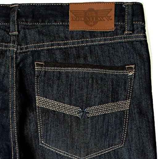 Men's Premium Denim Dark Wash Jeans | Vintage Inspired Classic 5 Pocket