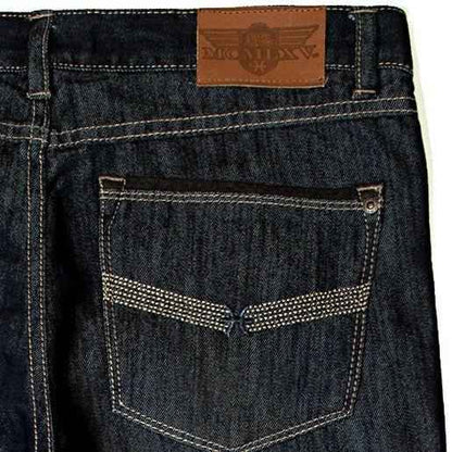 Men's Premium Denim Dark Wash Jeans | Vintage Inspired Classic 5 Pocket