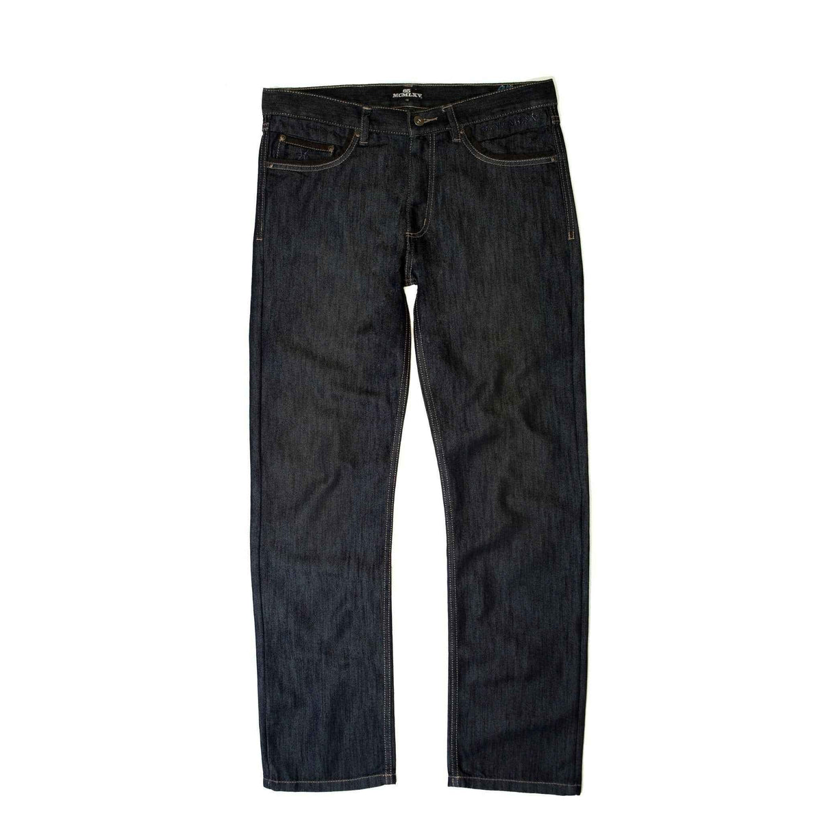 Men's Premium Denim Dark Wash Jeans | Vintage Inspired Classic 5 Pocket