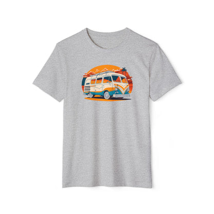 Eco-Friendly Beach Cruiser T-Shirt, Fun Soft Sustainable Tee, Color Options