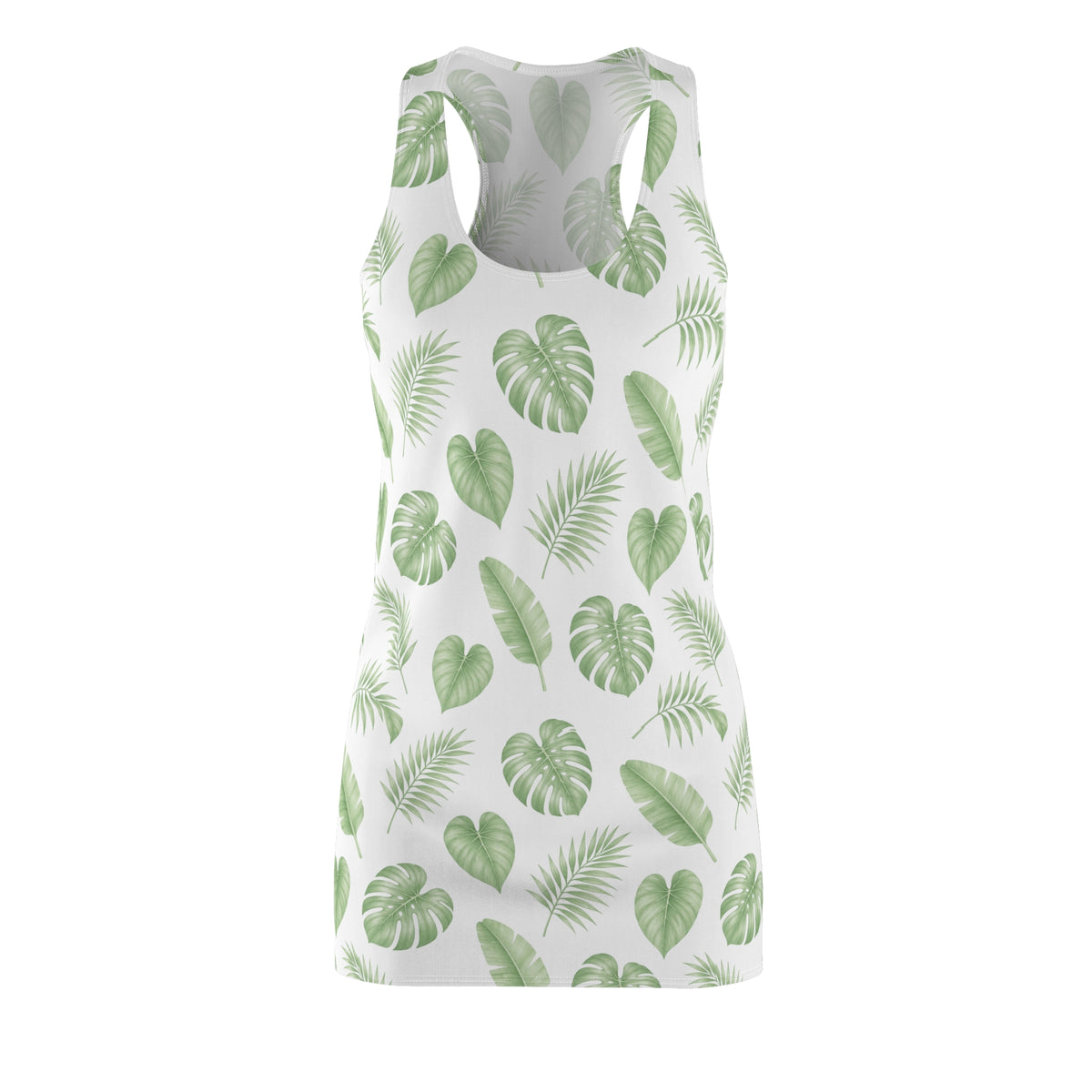 Hawaiian Leaf Racerback Dress | Durable Lightweight Soft Sporty Fit