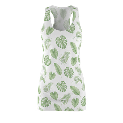 Hawaiian Leaf Racerback Dress | Durable Lightweight Soft Sporty Fit