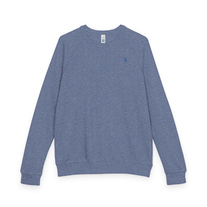 Men's Minimal VS Raglan Crewneck Sweatshirt, French Terry, Color Options