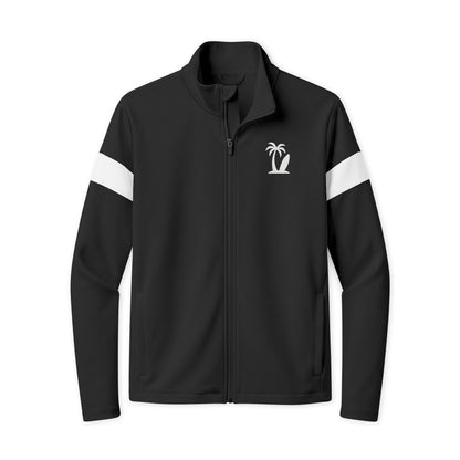 Men's Embroidered Travel Jacket | Eco-Recycled Durable Full-Zip, Color Options
