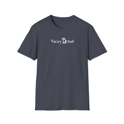 Vacay Surf T-Shirt, Comfortable Super Soft Heather Fabric Tee, Color Options