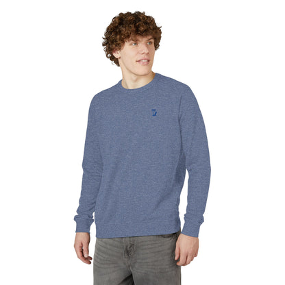 Raglan Crewneck Sweatshirt, Minimal Design French Terry, Color Options