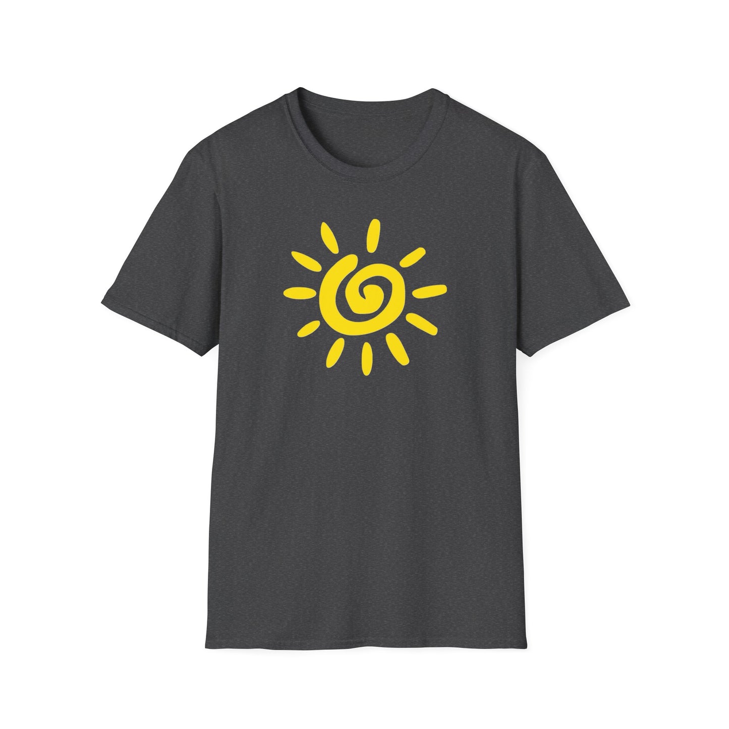 Sun Design T-Shirt, Lightweight Tee, Casual Softstyle Shirt, Color Options