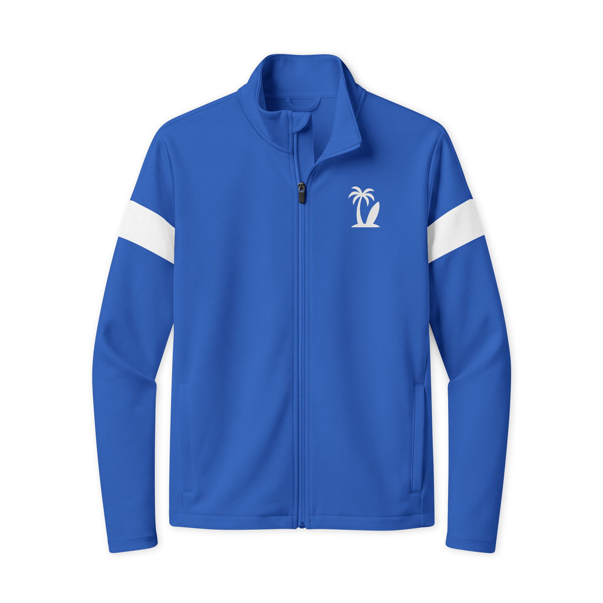 Men's Embroidered Travel Jacket | Eco-Recycled Durable Full-Zip, Color Options