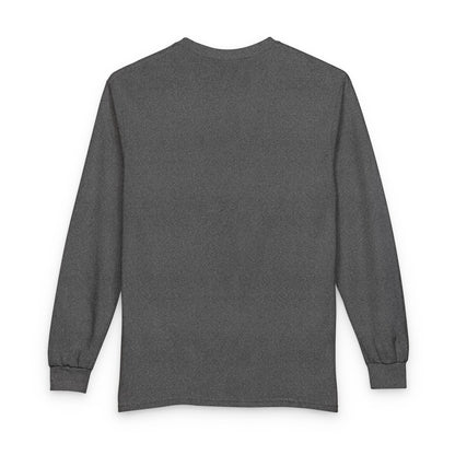 Vacay Surf Minimal Long Sleeve Tee - Casual 100% Cotton, Color Options