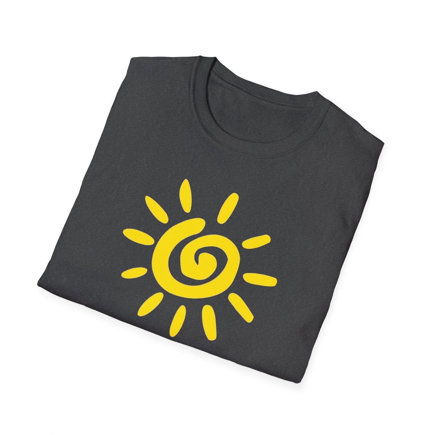 Sun Design T-Shirt, Lightweight Tee, Casual Softstyle Shirt, Color Options