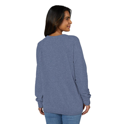 Women's Minimal VS Raglan Crewneck Sweatshirt, French Terry, Color Options