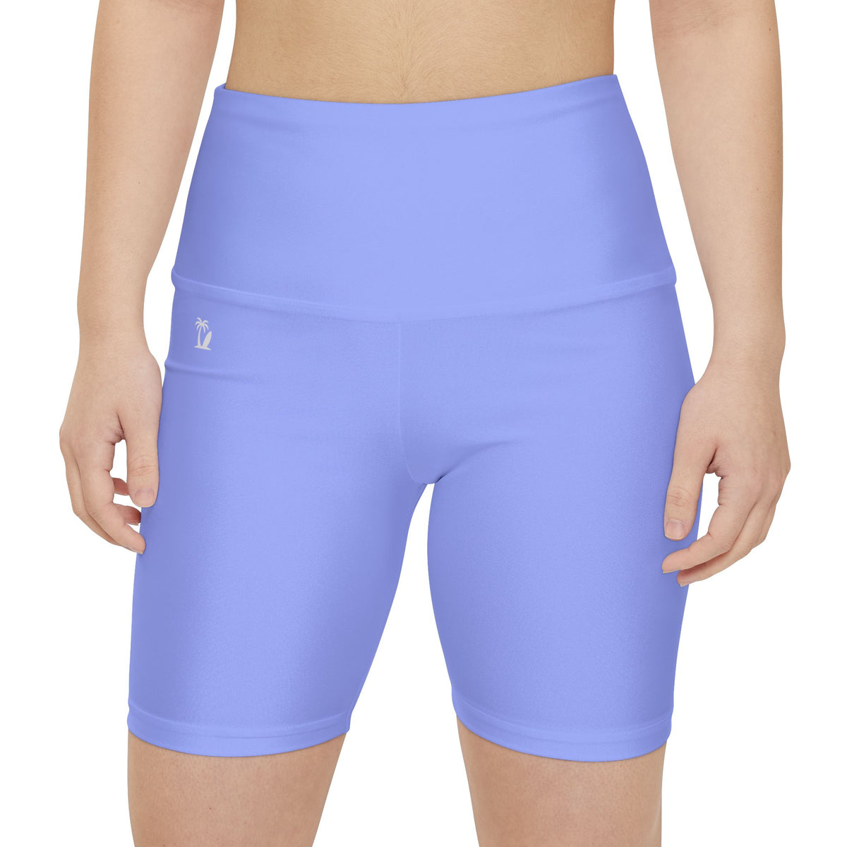 Women's High-Waisted Activewear Shorts | Lightweight Streamlined, Lavender