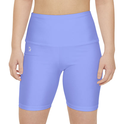 Women's High-Waisted Activewear Shorts | Lightweight Streamlined, Lavender