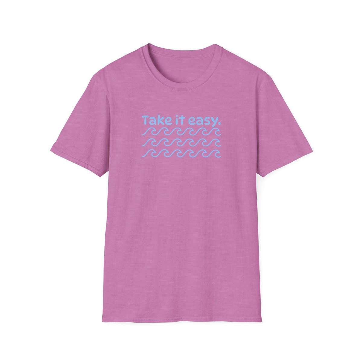 Take it Easy T-Shirt | Men/Women Soft Heather Style Shirt, Color Options