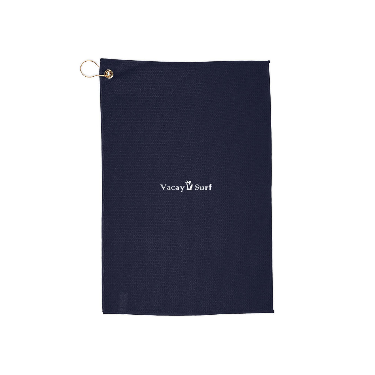 Embroidered VS Golf Towel | Lightweight Microfiber Golf Accessory, Navy Blue
