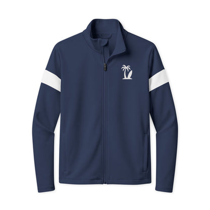 Men's Embroidered Travel Jacket | Eco-Recycled Durable Full-Zip, Color Options