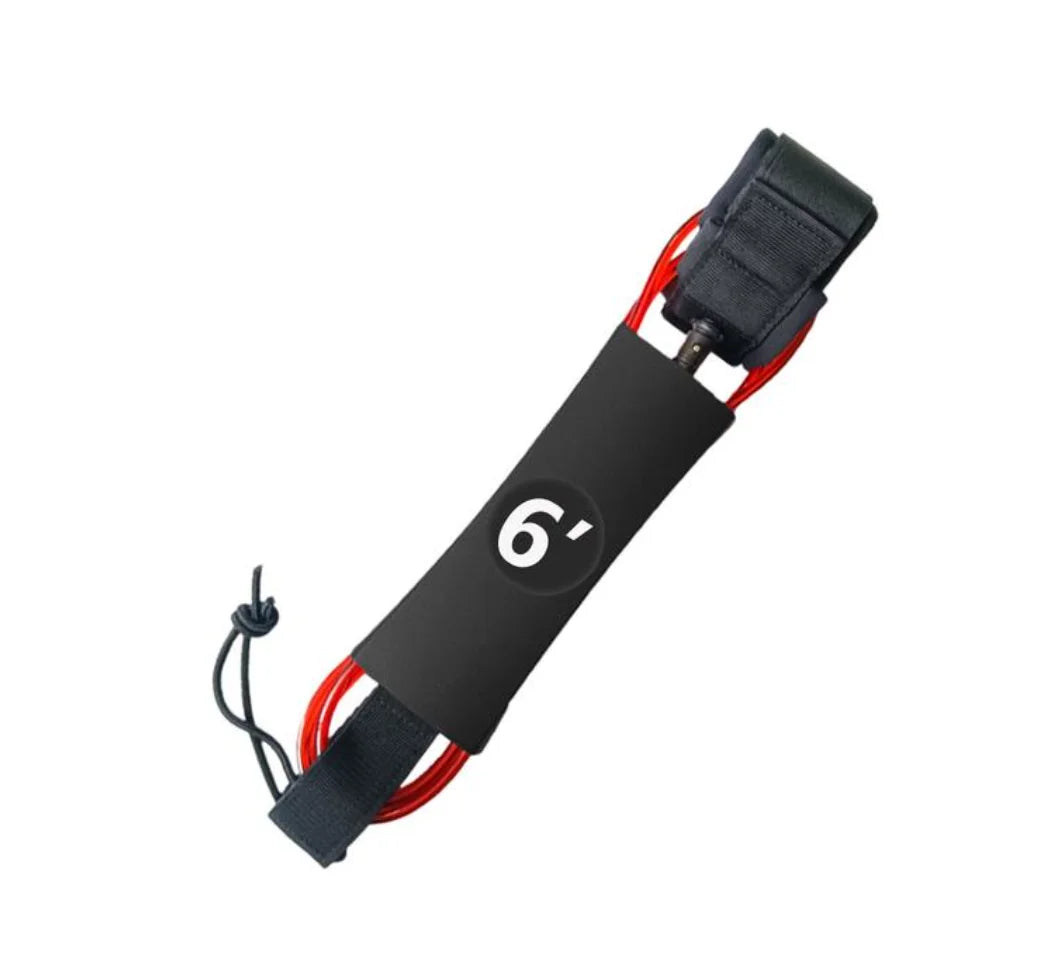 Surfboard Leash Color/Size Options 6-10ft, TPU Material with Stainless Steel Swivel