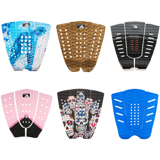 EVA Surfboard Deck Traction Pad Set Multiple Style and Color Options