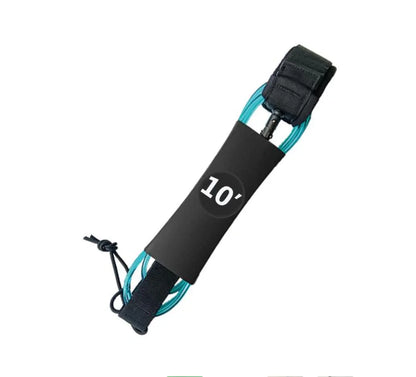 Surfboard Leash Color/Size Options 6-10ft, TPU Material with Stainless Steel Swivel